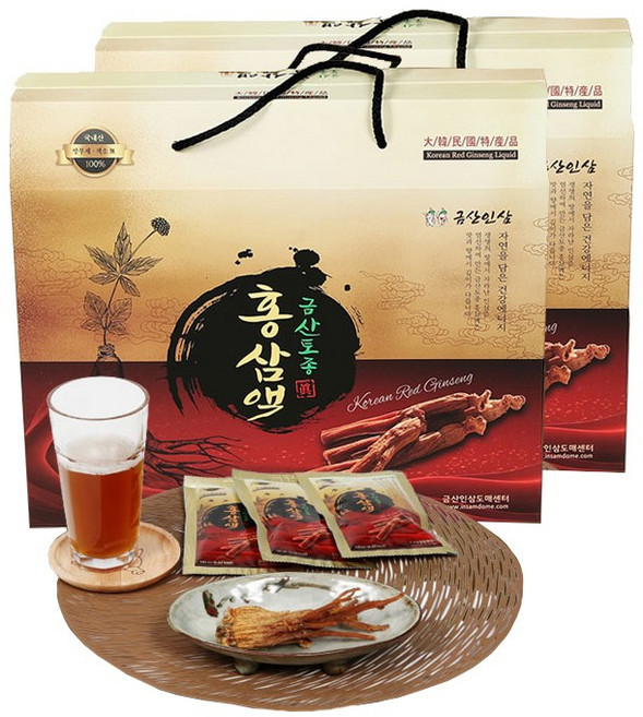 홍삼진액 100ml 50포 홍삼엑기스 홍삼진액 홍삼농축액 홍삼차 Red Ginseng extract, 100개
