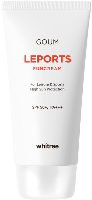 휘트리 고움 레포츠 선크림 / 땀과물에 강한 스포츠레저용 끈적임 번들거림 백탁NO, 60ml, 1개