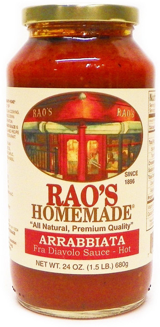 Rao's Homemade Arabriata Sauce 24-Ounce (Pack of 4) 라오의 수제 아라브리아타 소스 24온스(4팩), 680g, 4개
