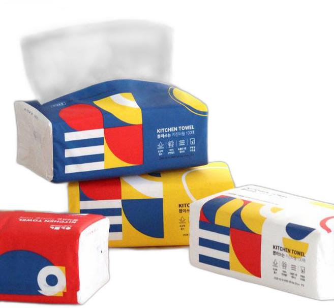 아네모네 뽑아쓰는 키친타올 100% 천연펄프, 9매