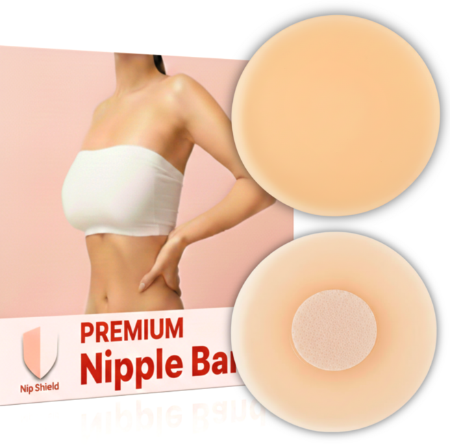 닙쉴드 여성 니플패치 누브라 실리콘 밴드, 20개