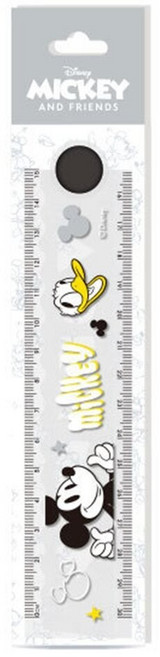 迪士尼 公主 蜘蛛人 冰雪奇緣 摺疊尺 15cm直尺 30cm 摺疊直尺 透明直尺 無印風格 直尺 尺 刻度尺 繪圖尺, 1個, 米奇-30CM摺疊尺