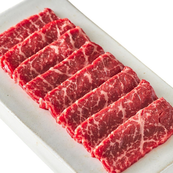 1++육사시미 뭉티기 투쁠 한우 마장동 소고기 200g, 1개