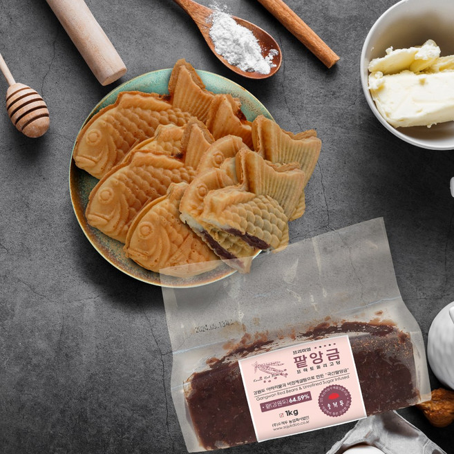 소적두 국산 프리미엄 통팥앙금 1kg 프락토올리고당 유기농설탕, 1개