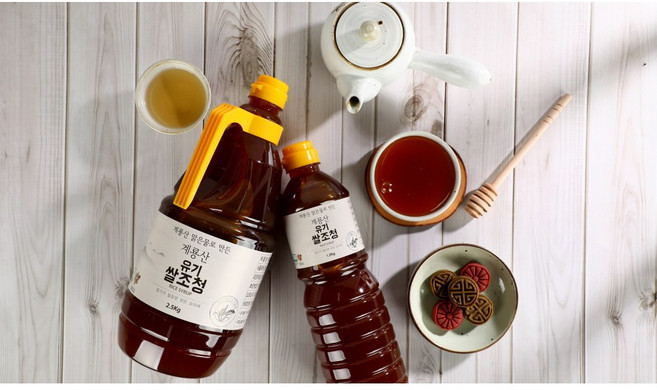 계룡산 유기농 쌀조청, 1개, 1.2kg