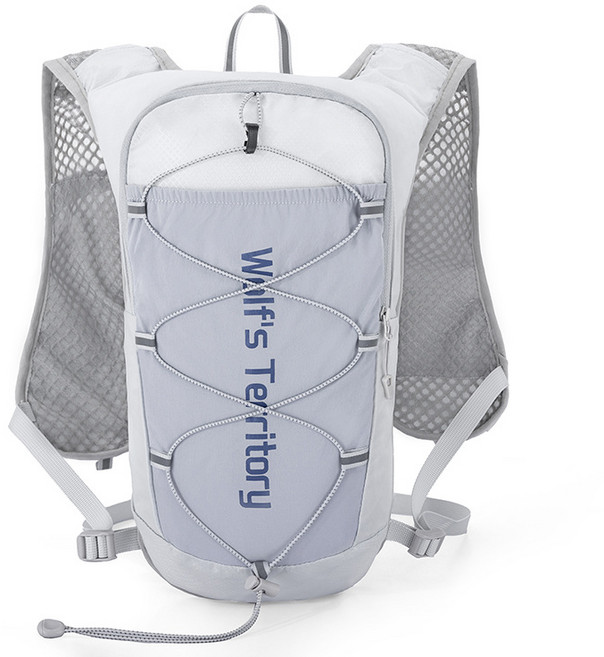 아웃도어 트레일 러닝 등산 배낭 러닝조끼 베스트 경량 러닝 가방, 그레이