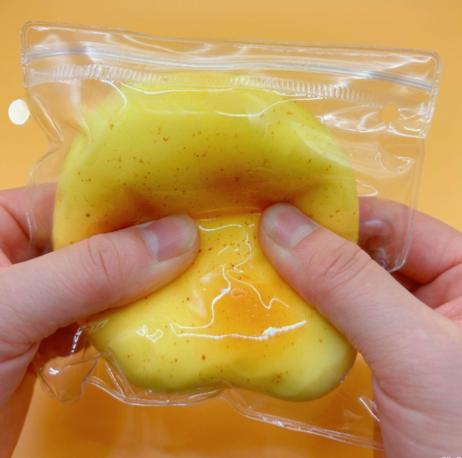 감자빵 스트레스볼 말랑이 스퀴시 폭신한 촉감놀이, 2개, 옐로우