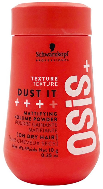 Schwarzkopf施華蔻蓬蓬粉 Osis+ Dust It 啞光蓬鬆造型粉 創造髮根支撐 持久豐盈髮型, 10g, 1個