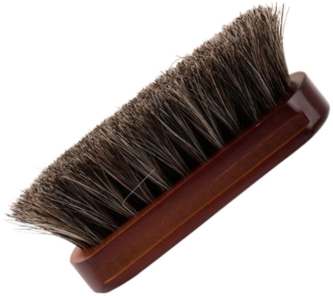 앤썰 고급형 말털브러쉬 구두솔, 1개, 레드브라운