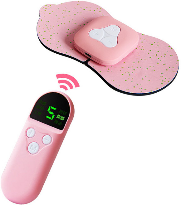 couyor 저주파 마사지기 어깨 목 안마기 펄스 충전 무선 미니 안마기, 핑크