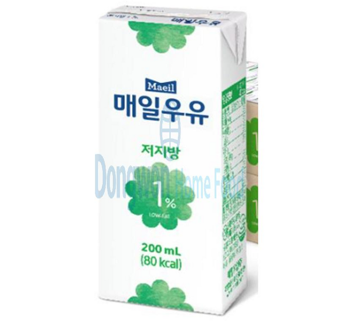 매일유업 저지방 1%, 200ml, 1개