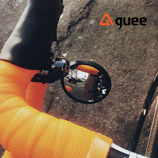 guee I - See 자전거 백미러 후사경 거울, 화이트, 1개