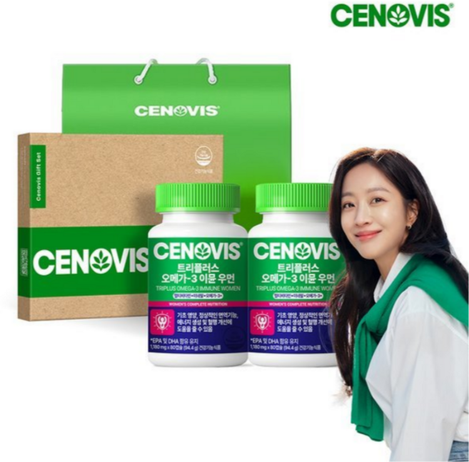 세노비스 트리플러스 우먼 오메가3 이뮨 여성 멀티비타민 미네랄 80캡슐 2개, 80정