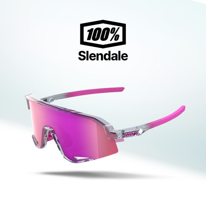 100% 고글 슬렌데일 자전거 야구 골프 스포츠 선글라스 100퍼센트 100프로(57), 4. 폴리시드그레이/퍼플미러(05), 1개