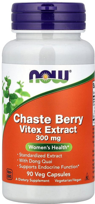 나우푸드 체이스트 베리 바이텍스 추출물 300mg 베지 캡슐, 1개, 90정