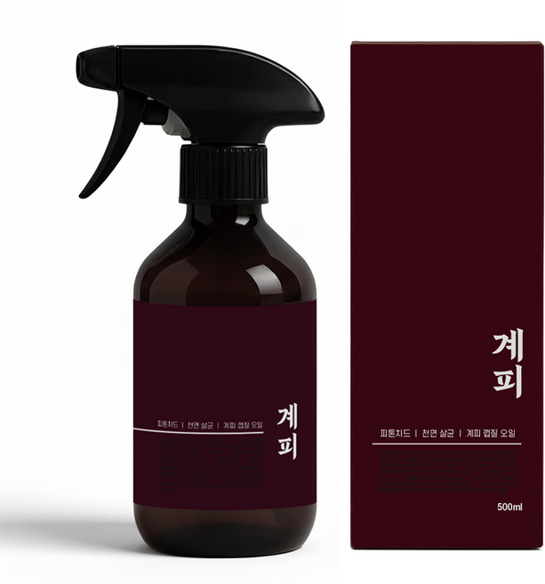 영진팜 계피 원액 바크 오일 편백 피톤치드 시나몬 스프레이, 1개, 500ml