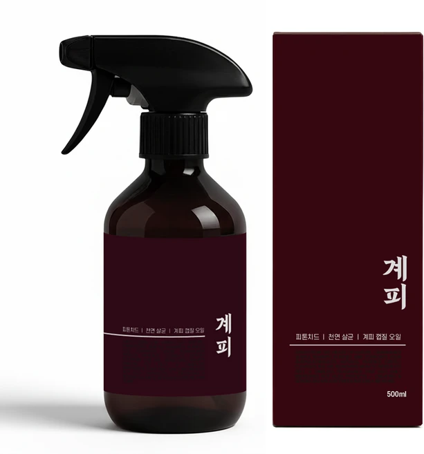 영진팜 계피 원액 바크 오일 편백 피톤치드 시나몬 스프레이, 1개, 500ml - 쿠팡