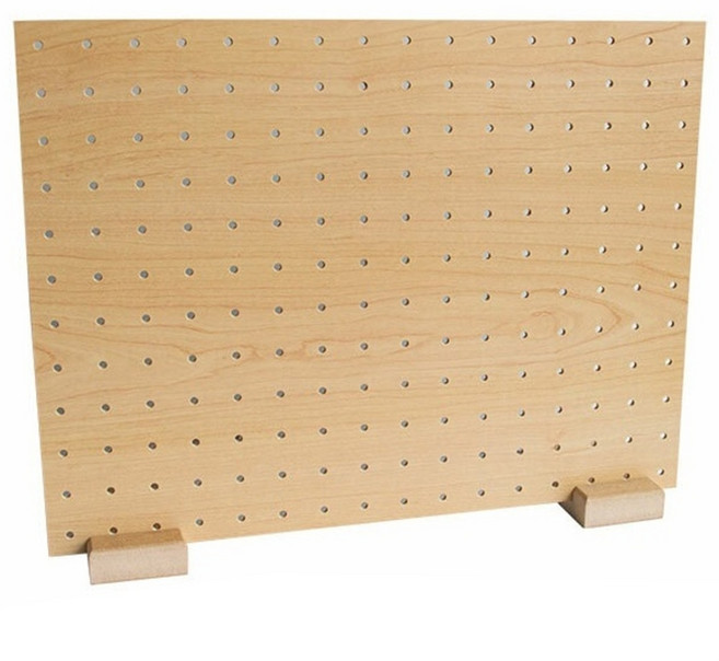 玩丸 圓圈板 光滑表面 附泡棉背膠, 木紋, 1個