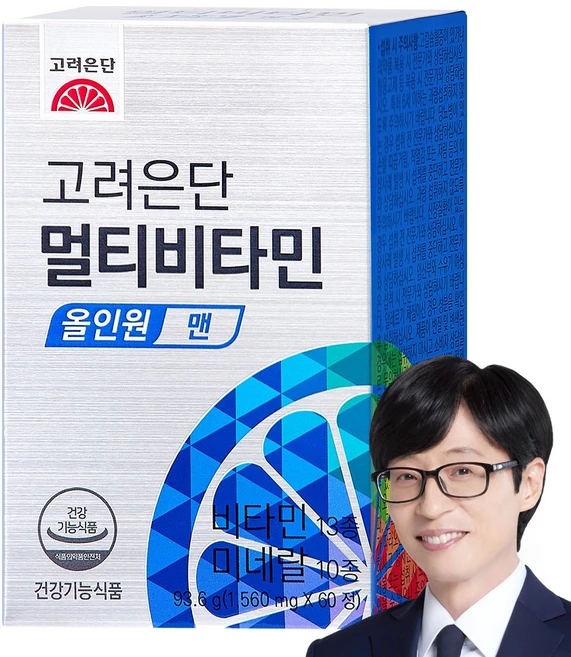 고려은단 멀티비타민 올인원 맨, 60정, 1개 - 쿠팡