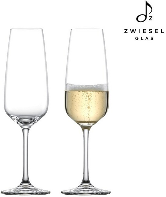 [즈비젤글라스] 테이스트 샴페인잔 (283ml) 2p, 1세트, 283ml