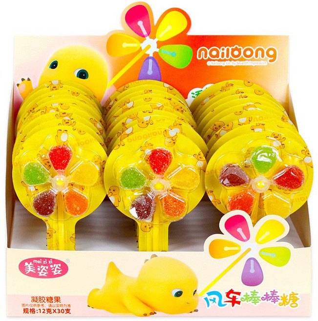 Kamboo 오색 바람개비 캔디, 30개, 12g