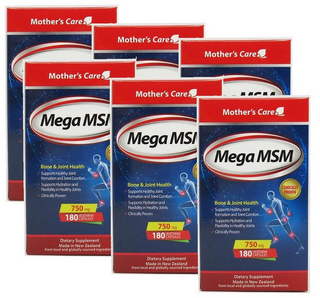 마더스케어 메가 엠에스엠 Mother's Care MEGA MSM, 6개, 180정