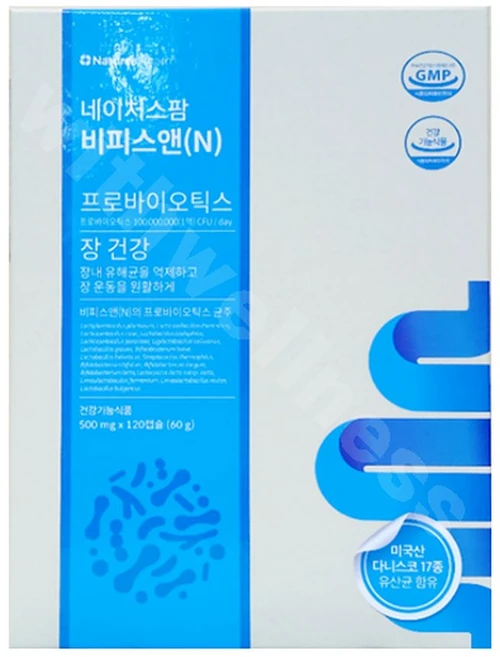 비피스앤(N) 프로바이오틱스 120캡슐 다니스코사 17종유산균, 1세트 - 쿠팡