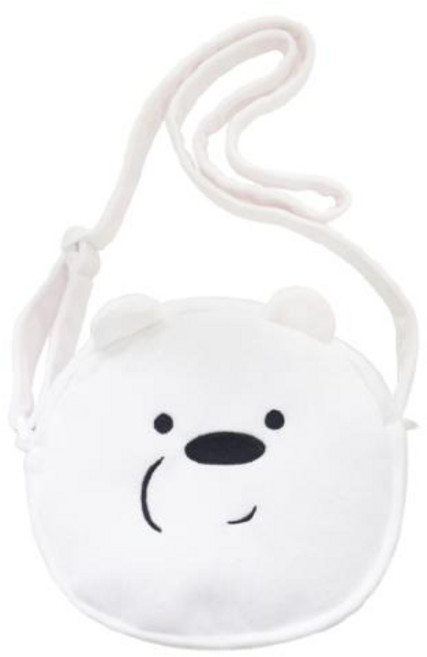 위베어베어스 동글이파우치(화이트), 화이트, 색상