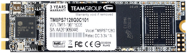 TeamGroup MS30 M2 SATA3 6Gbps SSD, 512GB