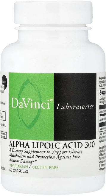 다빈치 래보라토리스 DaVinci Laboratories 알파리포산 300 캡슐 60정캡슐당 300mg125320원산지:기타, 다빈치 래보라토리스 DaVinci Laboratorie, 1개 - 쿠팡