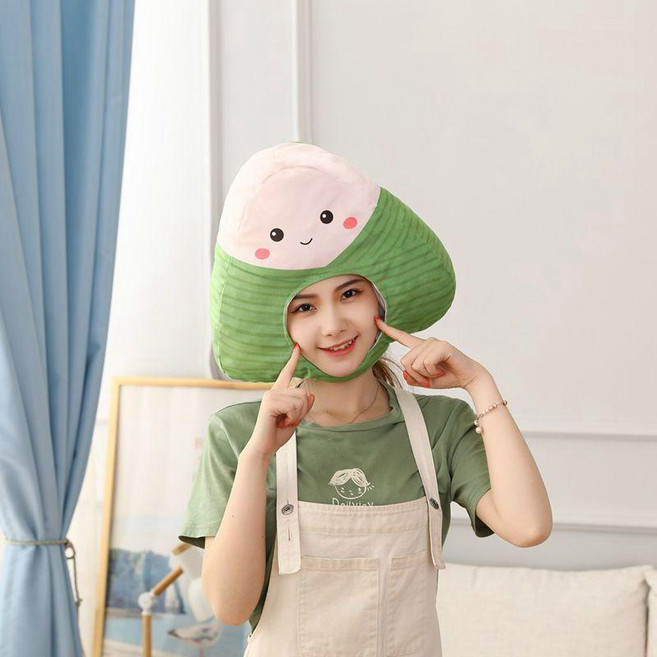 동물가면 삼각김밥 모자 인싸템 할로윈 코스프레 L36, 단일사이즈, 사진색상