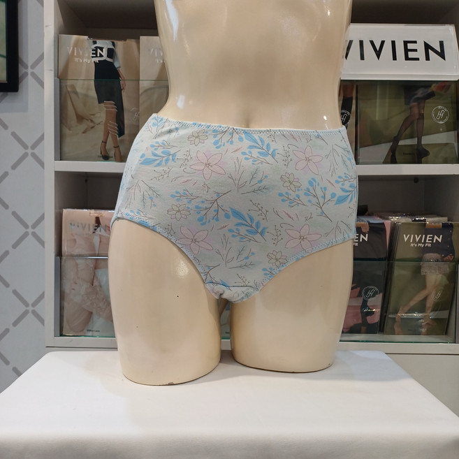 비비안 부드럽고 쾌적한 면모달 화사한 꽃프린트 부인용팬티 PT7553