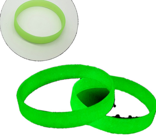 실리콘팔찌 밴드형 야간 안전 실리콘 팔찌 강템