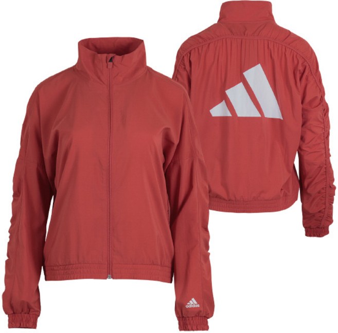 여성 우븐 보스 워밍업 크롭 자켓 GL0694