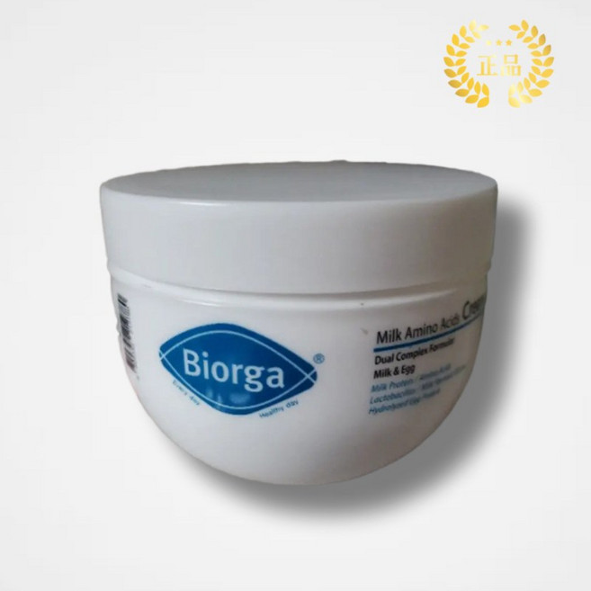 [정품] Biorga 대용량 바이오가 밀크 아미노산 바디 크림 대용량/건조 피부 고보습 영양 장벽 바디크림, 2개, 270g