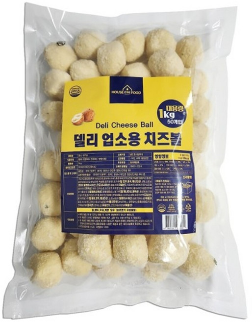 델리 업소용 대용량 치즈볼, 1개, 1kg