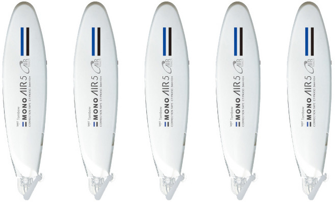 톰보 모노에어 펜타입 수정테이프 1갑, 화이트