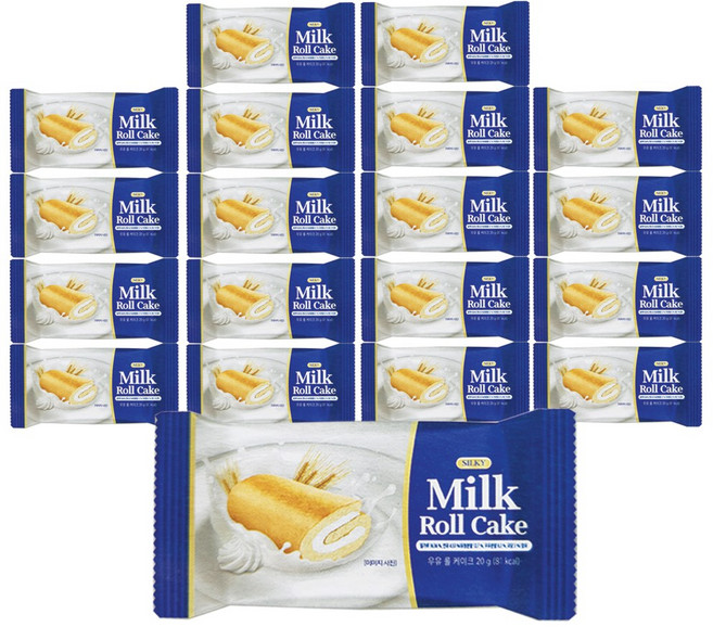 밀크롤 케이크, 15개, 20g