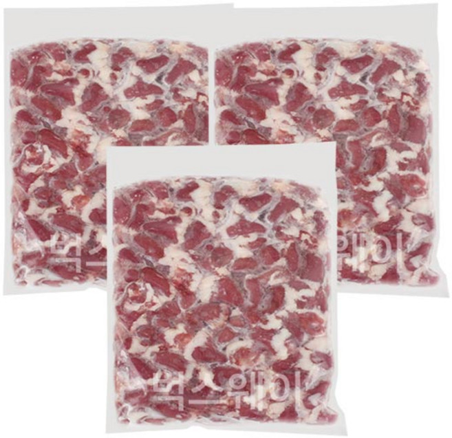 벅스웨이 국내산 닭염통 500g, 3개