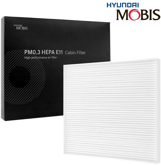 현대모비스 에어컨필터 PM0.3 헤파 E11, 투싼NX4, 1개