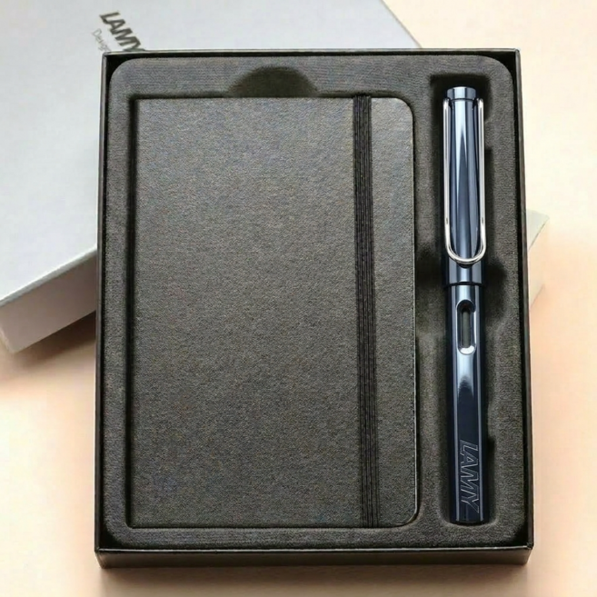 라미 사파리 만년필+노트 SET / 선물포장 정식수입처 제품, 다크더스크 EF촉