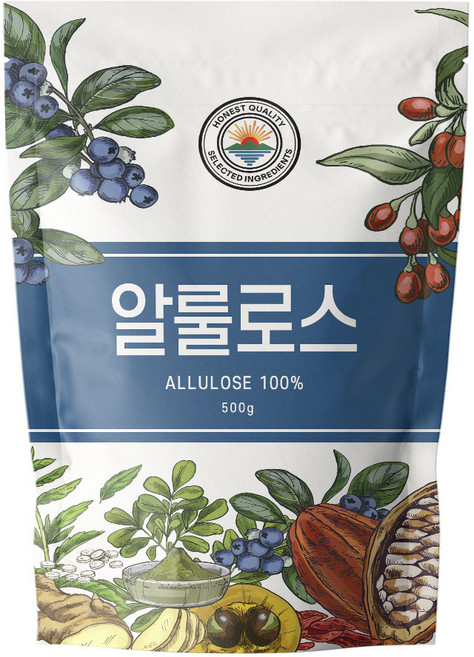알룰로스 알룰로오스 분말 가루 100%, 1개, 500g