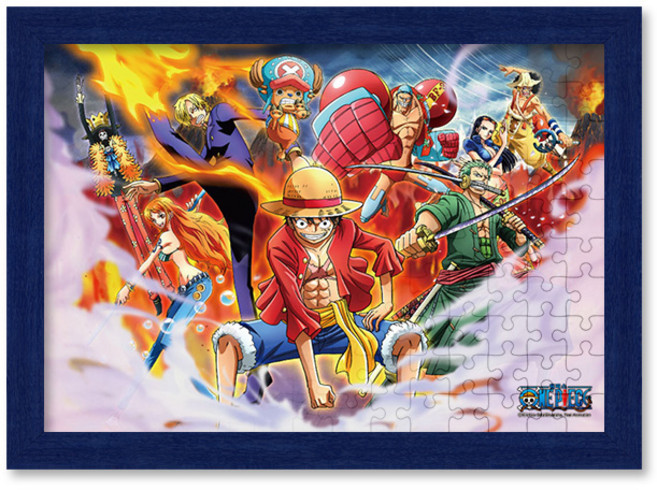 원피스 각성 [미니] 직소 퍼즐+액자 세트 애니메이션 2014피스, 단품, 1개