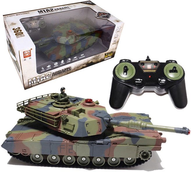 티블루 M1A2 에이브람스 RC탱크, 카키, 1개