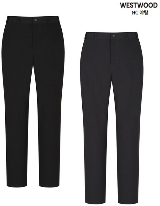 [웨스트우드] (이월상품 초특가) 남성 봄 가을 신축성 활동성 우수한 기능성 레귤러핏 노턱 바지 / 정장바지로 활용 가능 / 일상복 작업복 등산 출근룩 최적화 팬츠