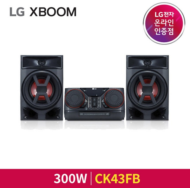 LG전자 2way 사운드 오디오, CK43FB, 블랙