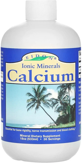 Eidon Ionic Minerals 이온성 미네랄 칼슘 10mg 533ml(18oz), EidonIonicMinerals이온성미네랄칼슘10mg, 1개, 533ml - 쿠팡
