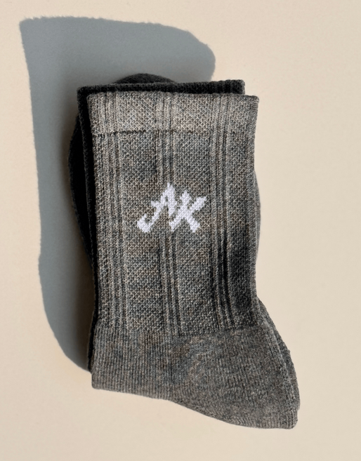 앙드레김 스포츠 쿠션 장목 양말, 차콜, 4개