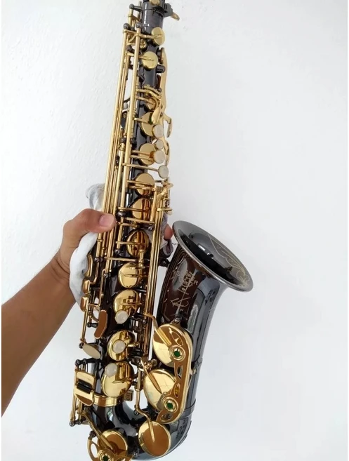 프랑스 selmer 알토 색소폰 R54 MARK VI Eb 플랫 색소폰 전문 뮤지컬 황동 악기 실버 골드 액세서리, 블랙 골드 54, 1개 - 쿠팡