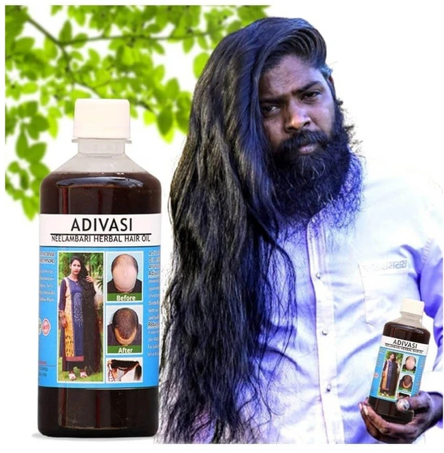 Neelambari 아유르베다 헤어 오일 Adivasi 오일 아디바시 500ml, 500ml(1팩), 1개 - 쿠팡